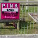 Pool Fencing - Pink Fence